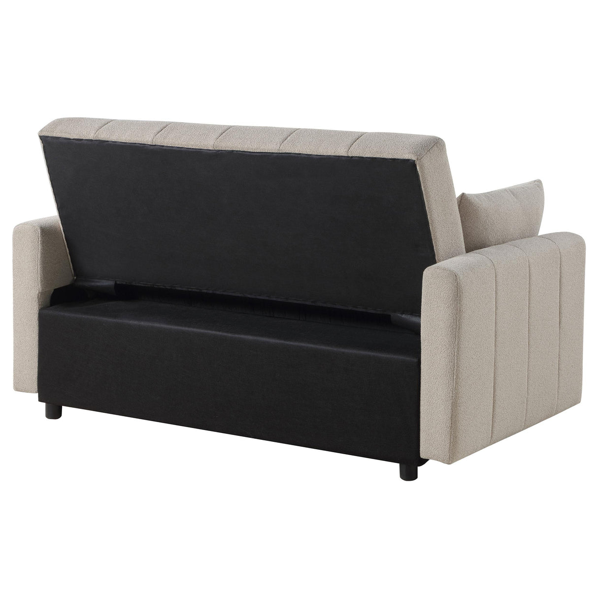 Portland Latte Boucle Sleeper Sofa Bed from Coaster - Luna Furniture