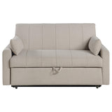 Portland Latte Boucle Sleeper Sofa Bed from Coaster - Luna Furniture