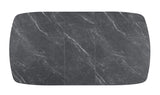 Potero Black Faux Marble Extendable Dining Table from Coaster - Luna Furniture