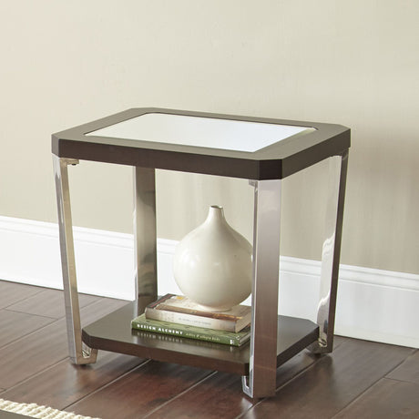 Truman Stainless Steel Cocktail Table from Steve Silver - Luna Furniture