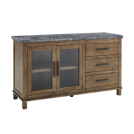 Grayson Gray Marble Top Server from Steve Silver - Luna Furniture