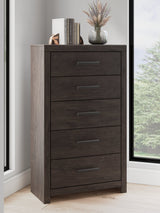 Prendonea Charcoal Panel Bedroom Set from Ashley - Luna Furniture