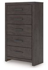 Prendonea Charcoal Panel Bedroom Set from Ashley - Luna Furniture