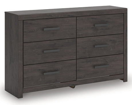 Prendonea Charcoal Panel Bedroom Set from Ashley - Luna Furniture