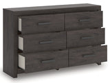 Prendonea Charcoal Panel Bedroom Set from Ashley - Luna Furniture
