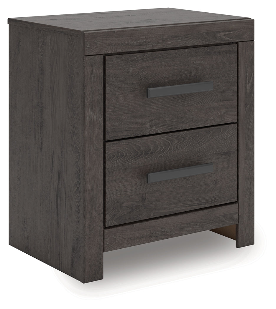 Prendonea Charcoal Panel Bedroom Set from Ashley - Luna Furniture