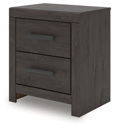 Prendonea Charcoal Panel Bedroom Set from Ashley - Luna Furniture