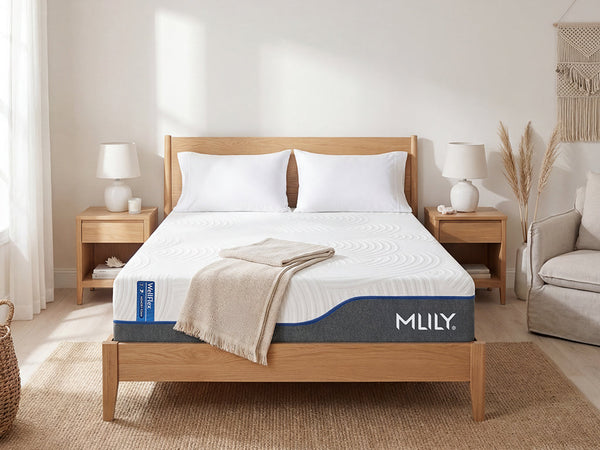 WellFlex White 1.0 Firmer Queen Memory Foam Mattress