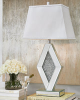 Prunella 2-Piece Table Lamp Set in Silver Finish from Ashley - Luna Furniture