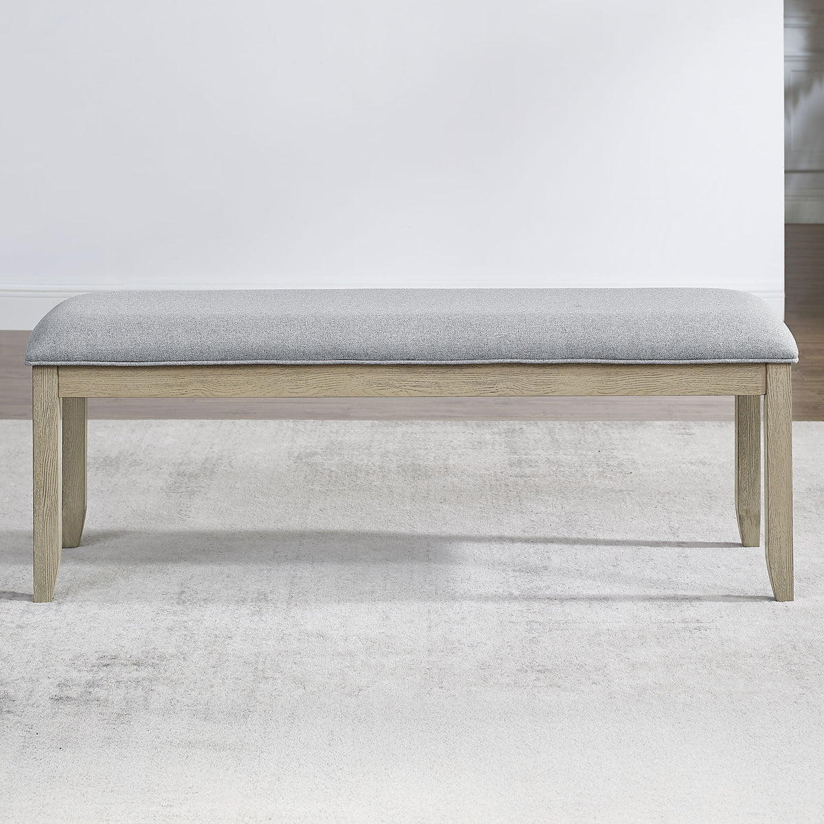 Carena Backless Dining Bench Gray from Steve Silver - Luna Furniture