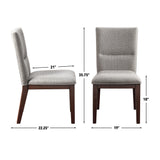 Amalie Side Chair, Camel Linen, Set of 2 from Steve Silver - Luna Furniture