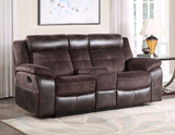 Pueblo Manual Reclining Loveseat with Console from Steve Silver - Luna Furniture