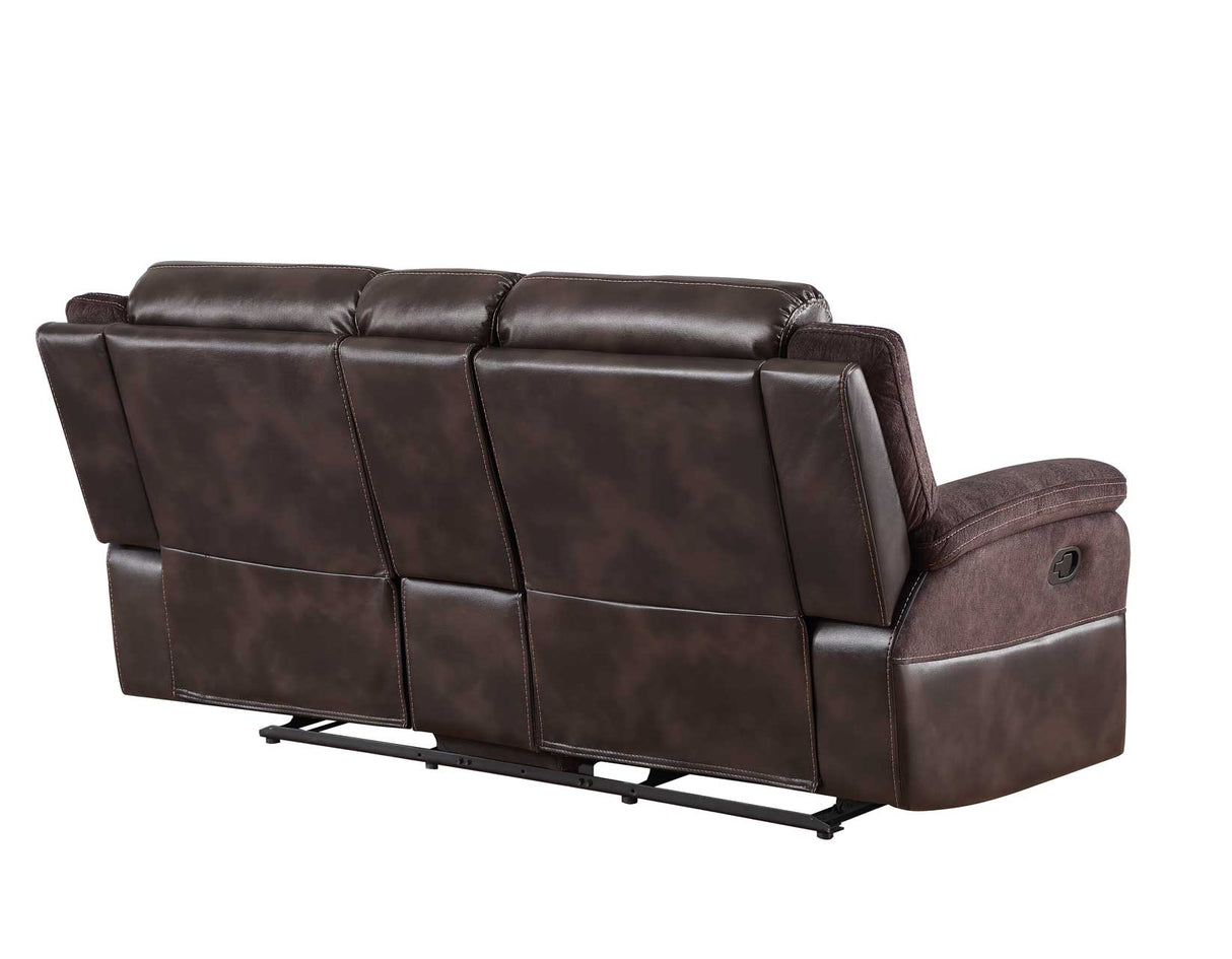 Pueblo Manual Reclining Loveseat with Console from Steve Silver - Luna Furniture