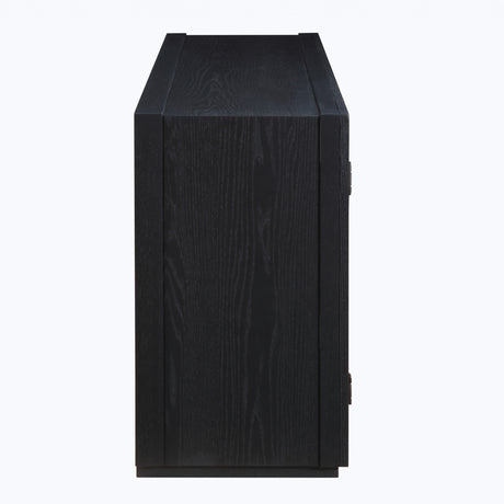 Magnolia Cathedral Doored Server, Black from Steve Silver - Luna Furniture
