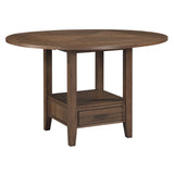 Java Warm Mocha Round Counter Height Table from Steve Silver - Luna Furniture