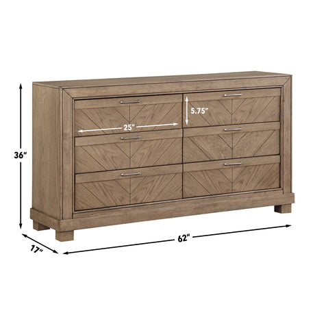 Montana Dresser and Mirror, Sand from Steve Silver - Luna Furniture