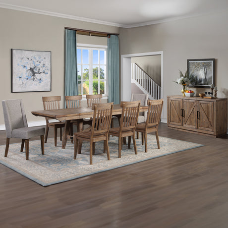 Riverdale Driftwood 96" Extendable Dining Table from Steve Silver - Luna Furniture