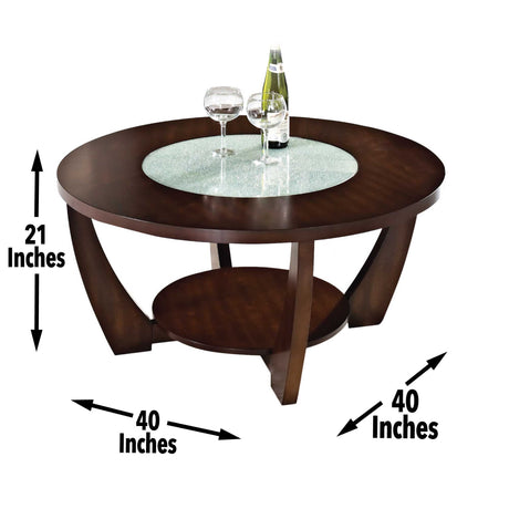 Rafael Cocktail Table w/Casters from Steve Silver - Luna Furniture