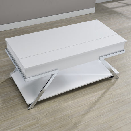 Zena Lift-Top Cocktail Table with Casters from Steve Silver - Luna Furniture