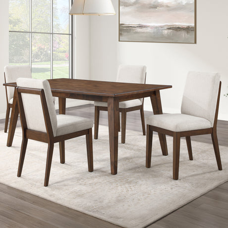 Canton Mocha Upholstered Dining Room Set from Steve Silver - Luna Furniture