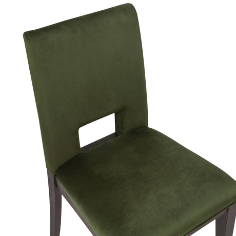 Evan Walnut/Green 5-Piece 78-96-inch Dining Room Set from Steve Silver - Luna Furniture