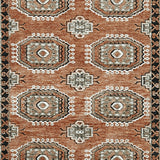 Qaabiz Sienna/Ivory/Black Medium Rug from Ashley Furniture - Luna Furniture
