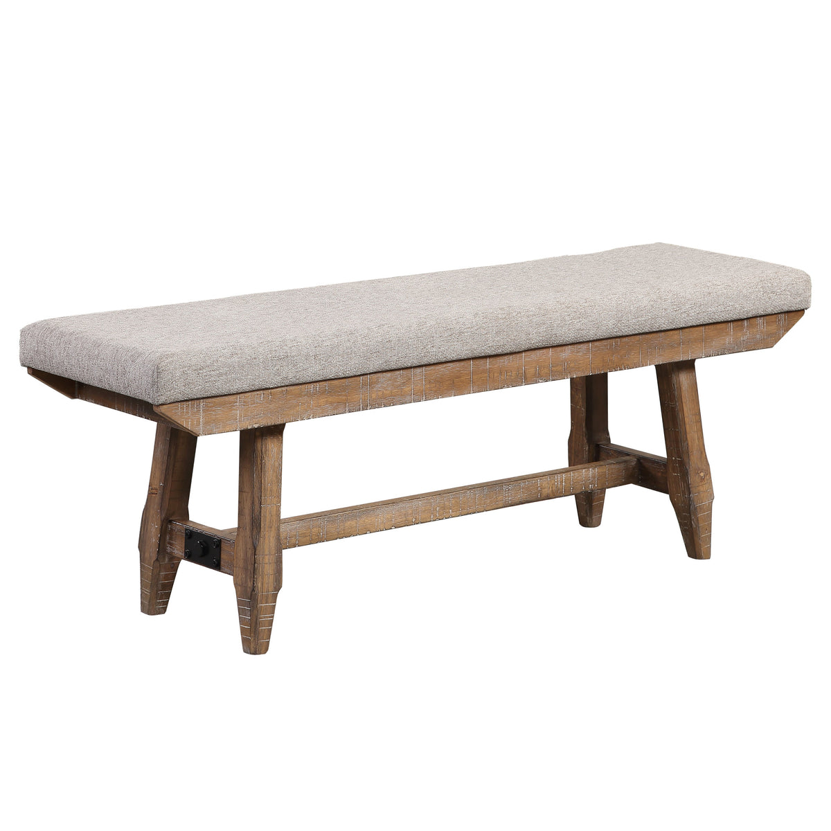 Riverdale Driftwood Dining Bench from Steve Silver - Luna Furniture