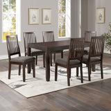 Yorktown Espresso 7-Piece Dining Room Set from Steve Silver - Luna Furniture
