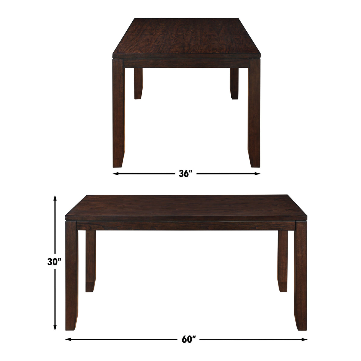 Yorktown Espresso 7-Piece Dining Room Set from Steve Silver - Luna Furniture