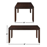Yorktown Espresso 7-Piece Dining Room Set from Steve Silver - Luna Furniture