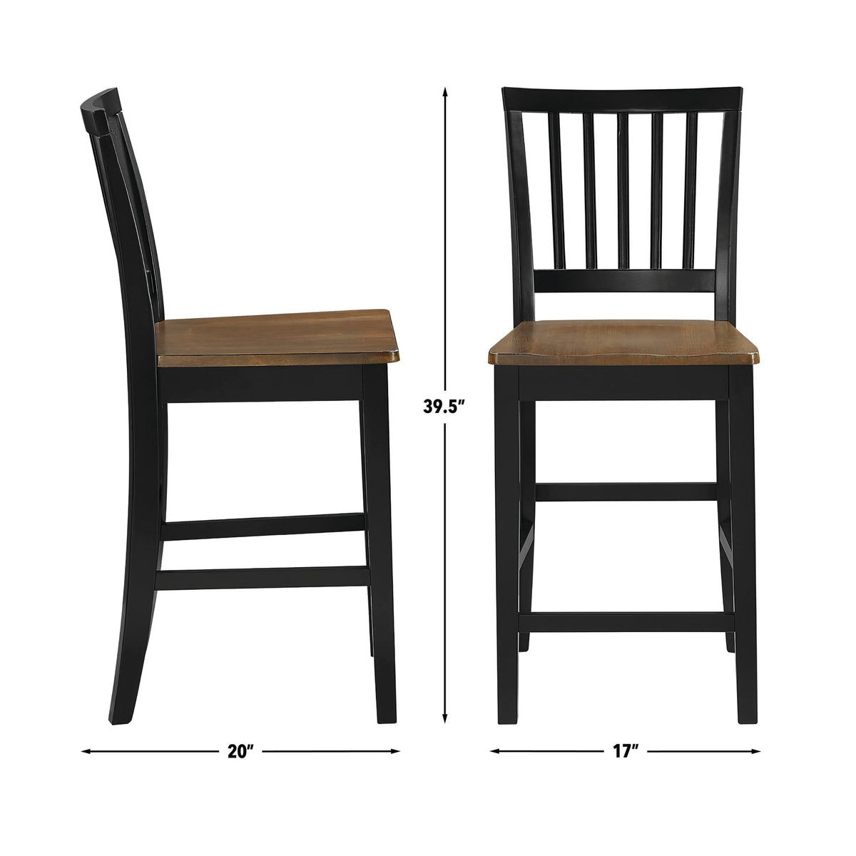 Joplin Brown 5-Piece Counter Dining Set from Steve Silver - Luna Furniture
