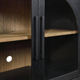 Magnolia Cathedral Doored Server, Black from Steve Silver - Luna Furniture
