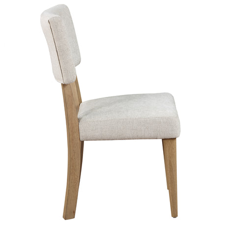 Colvin Vanilla/Brown Side Chair, Set of 2 from Steve Silver - Luna Furniture