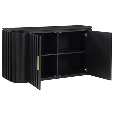 Colvin Server, Black from Steve Silver - Luna Furniture