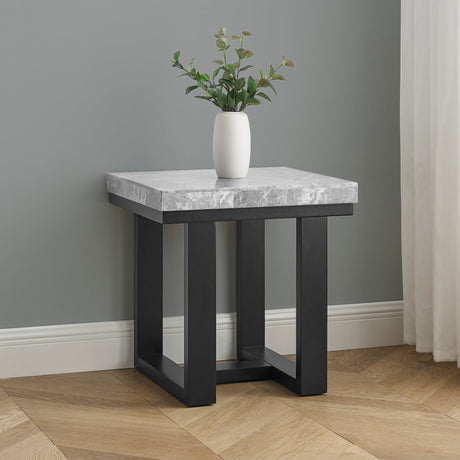 Artemis Gray Marble Top End Table from Steve Silver - Luna Furniture
