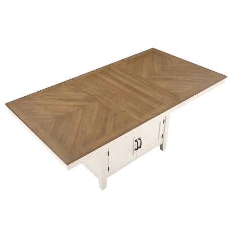 Hyland 5-Piece Counter Dining Set, Brown(Table & 4 Counter Chairs) from Steve Silver - Luna Furniture