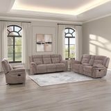 Sydney Brown Manual Reclining Set from Steve Silver - Luna Furniture