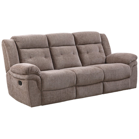 Sydney Brown Manual Recliner Sofa from Steve Silver - Luna Furniture
