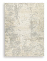 Raif Gray/White/Cream Extra Large Rug from Ashley - Luna Furniture