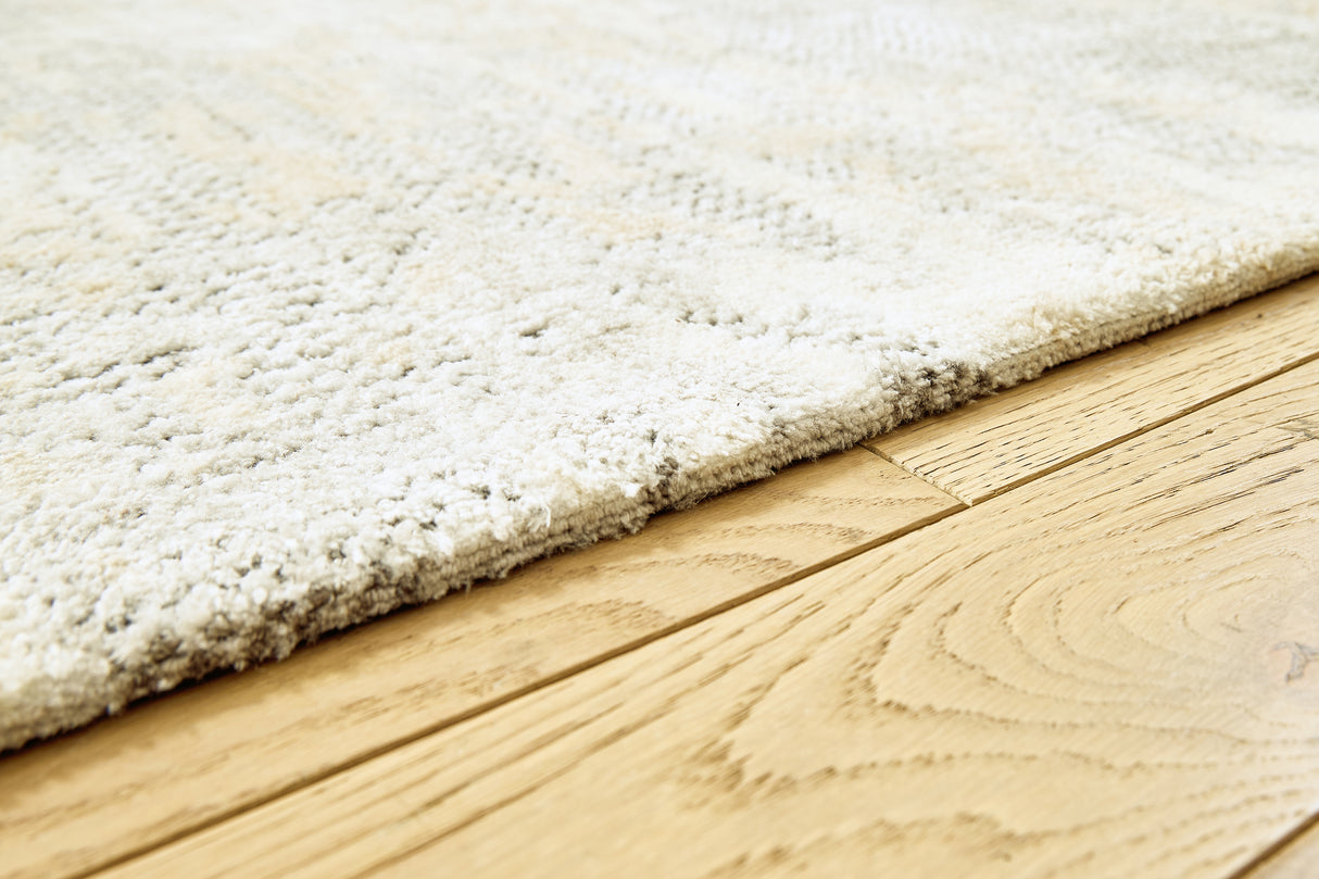Raif Gray/White/Cream Large Rug from Ashley - Luna Furniture