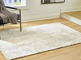 Raif Gray/White/Cream Medium Rug from Ashley Furniture - Luna Furniture
