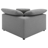 Raleigh 5-piece Boucle Upholstered Modular Sectional Grey from Coaster - Luna Furniture