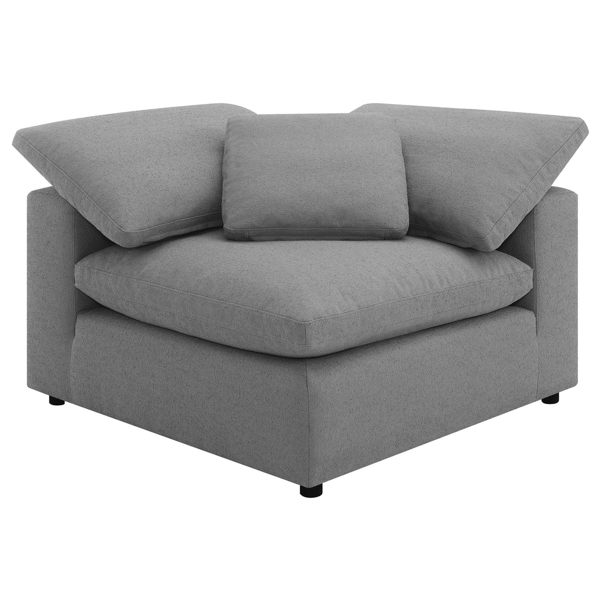 Raleigh 5-piece Boucle Upholstered Modular Sectional Grey from Coaster - Luna Furniture