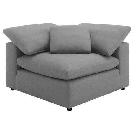 Raleigh Gray 5-piece Boucle Upholstered Modular Sectional from Coaster - Luna Furniture