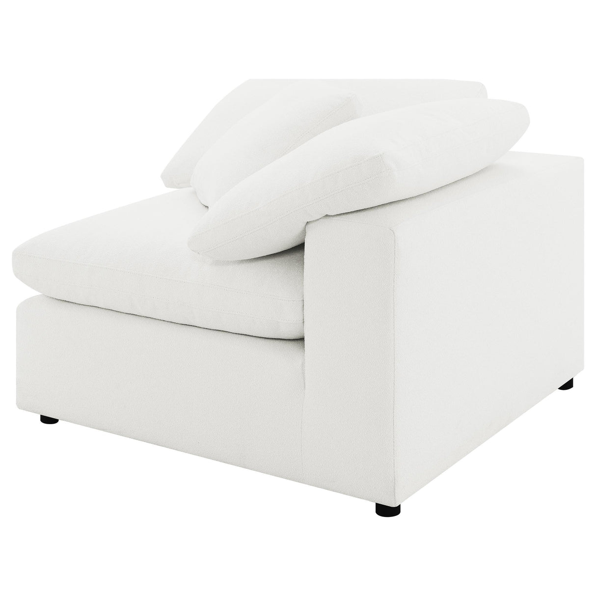 Raleigh 5-piece Boucle Upholstered Modular Sectional Ivory from Coaster - Luna Furniture