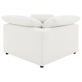 Raleigh 5-piece Boucle Upholstered Modular Sectional Ivory from Coaster - Luna Furniture