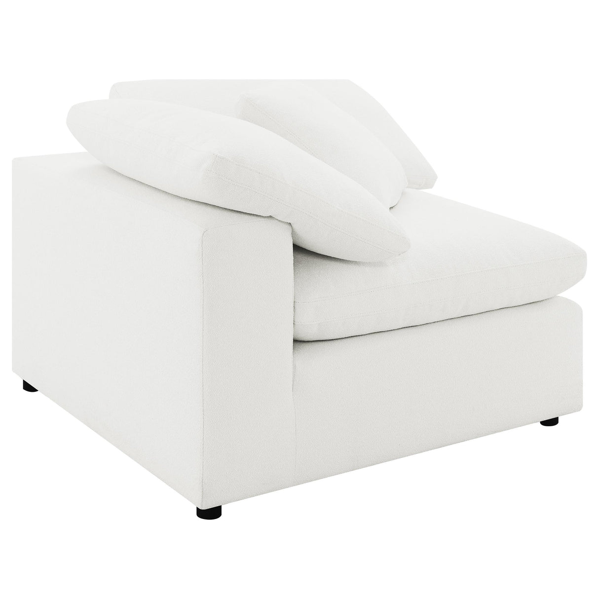 Raleigh 5-piece Boucle Upholstered Modular Sectional Ivory from Coaster - Luna Furniture