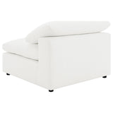 Raleigh 5-piece Boucle Upholstered Modular Sectional Ivory from Coaster - Luna Furniture