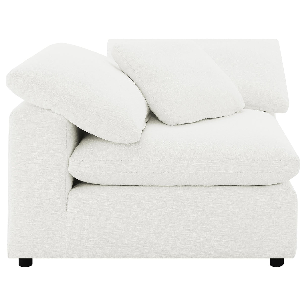 Raleigh 5-piece Boucle Upholstered Modular Sectional Ivory from Coaster - Luna Furniture