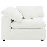 Raleigh 5-piece Boucle Upholstered Modular Sectional Ivory from Coaster - Luna Furniture